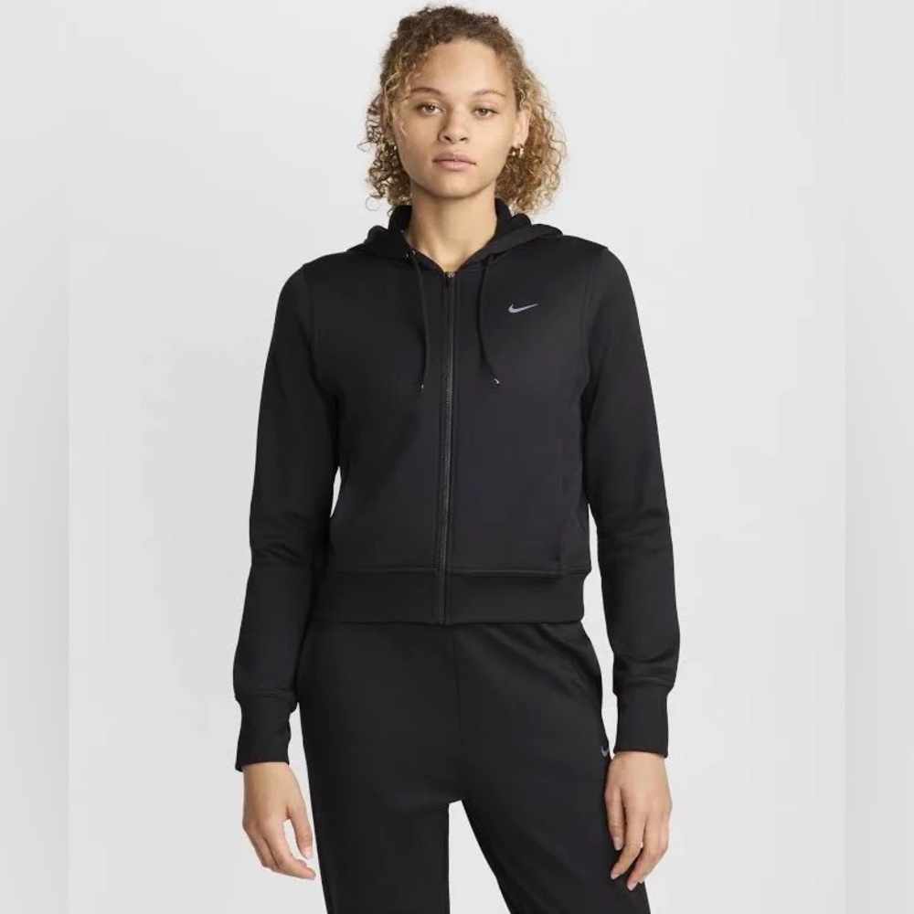 Nike Therma Fit Black full zip kangaroo hoodie in Classic Black  women’s XS